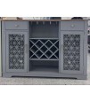 Wood TV Stand & Wine Storage  Cabinet Closeout. 400 Units. EXW Los Angeles